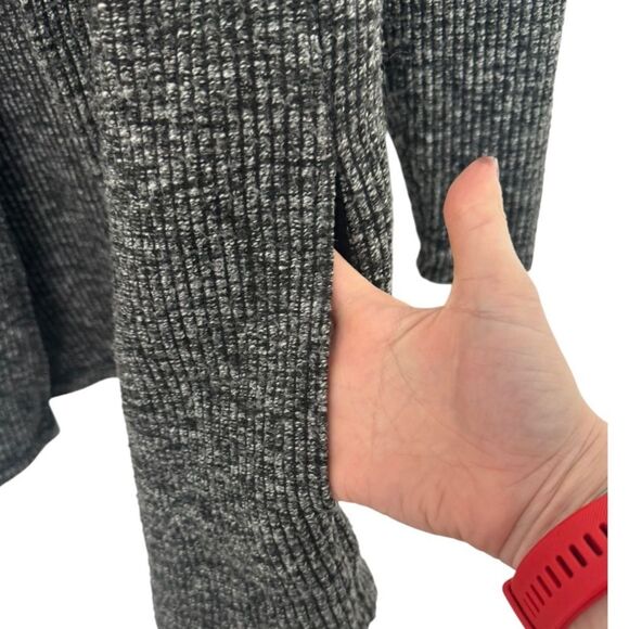 Bobbi Los Angeles SZ S grey textured open front cardigan - Picture 5 of 5